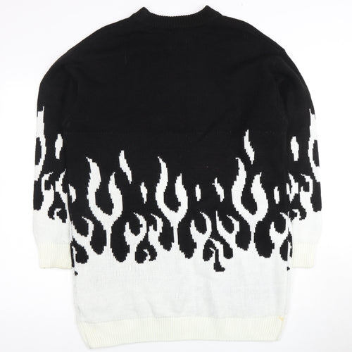 H&M Divided Women's Black Pullover Jumper Size 12