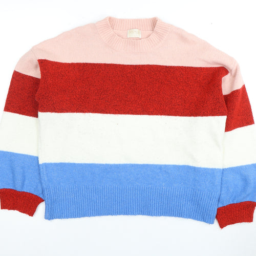 Lauren Women's Multicoloured Striped Pullover Jumper S