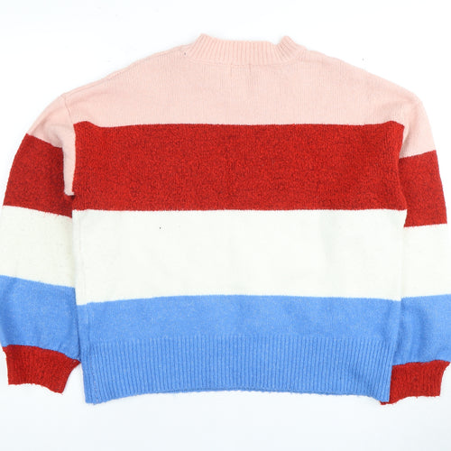 Lauren Women's Multicoloured Striped Pullover Jumper S