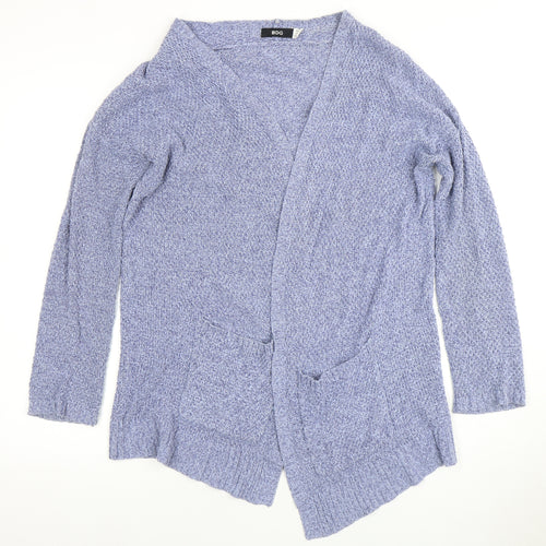 BDG Women's Blue Open Front Cardigan Knit Jumper Size M