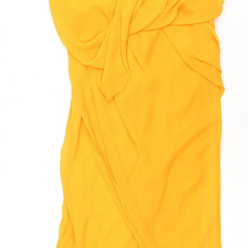 ASOS Women's Yellow Dress, Size 10, Sleeveless Strappy