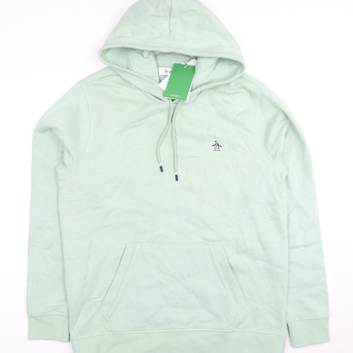 Original Penguin Men's Green Pullover Hoodie Size L