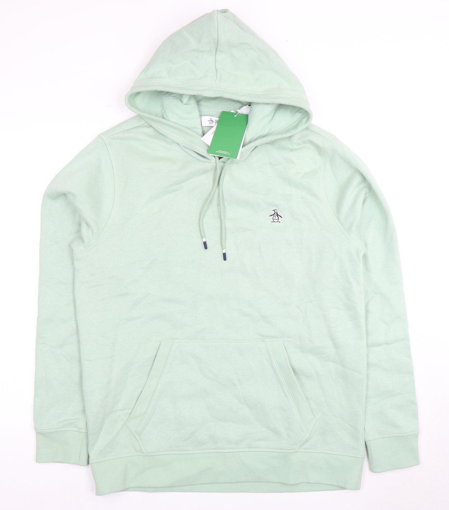 Original Penguin Men's Green Pullover Hoodie Size L