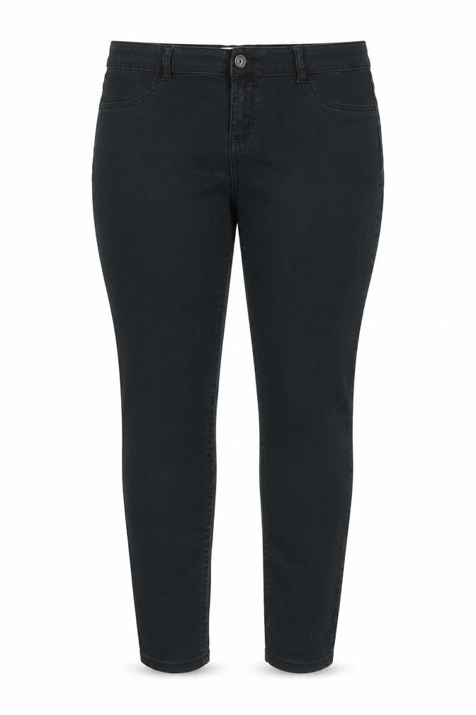 Front view of New Look Women's Black Skinny Jeans, size 16