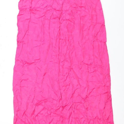 Zara Women's Pink Trousers Size 4
