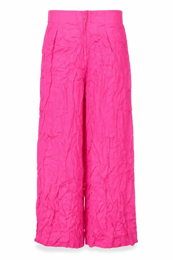 Front view of Zara Women's Pink Trousers, size 4