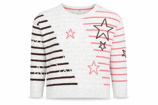 Front view of Next Women's Multicoloured Star jumper S