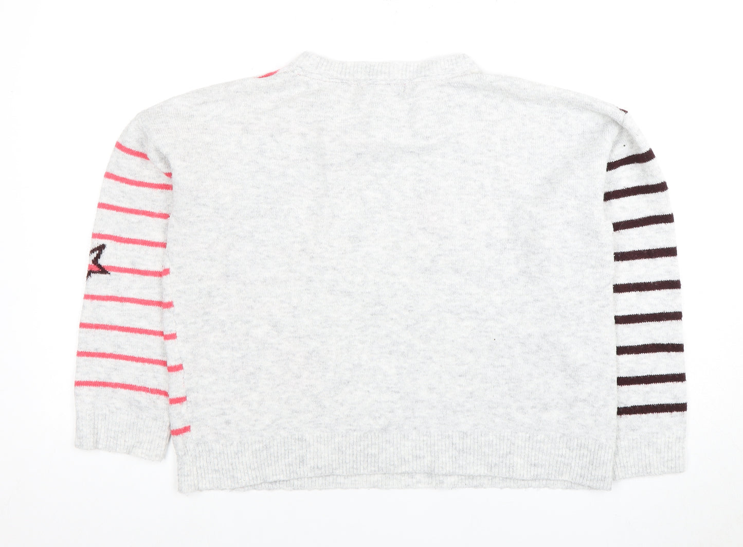 Next Women's Multicoloured Star Pullover Jumper S