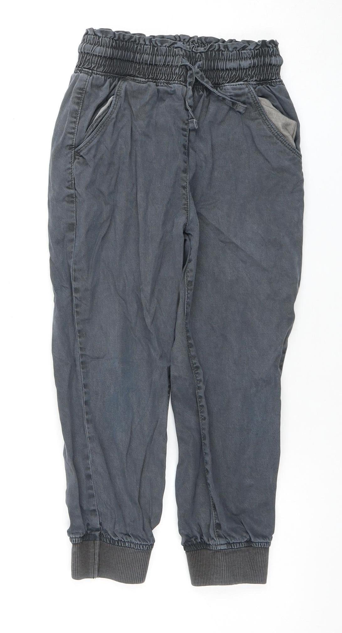 Next Boys Blue Jogger Trousers, Size 7 Years, Elastic Waist