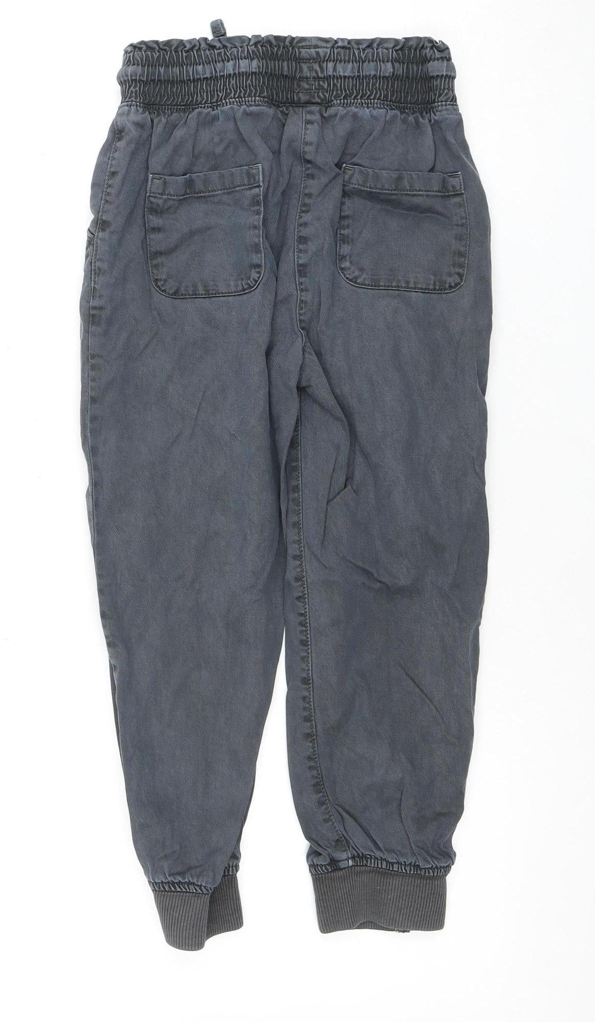 Next Boys Blue Jogger Trousers, Size 7 Years, Elastic Waist