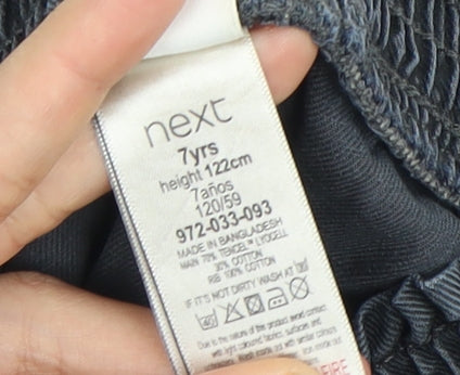 Next Boys Blue Jogger Trousers, Size 7 Years, Elastic Waist