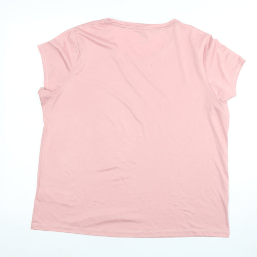 Puma Women's Pink XL Activewear T-Shirt