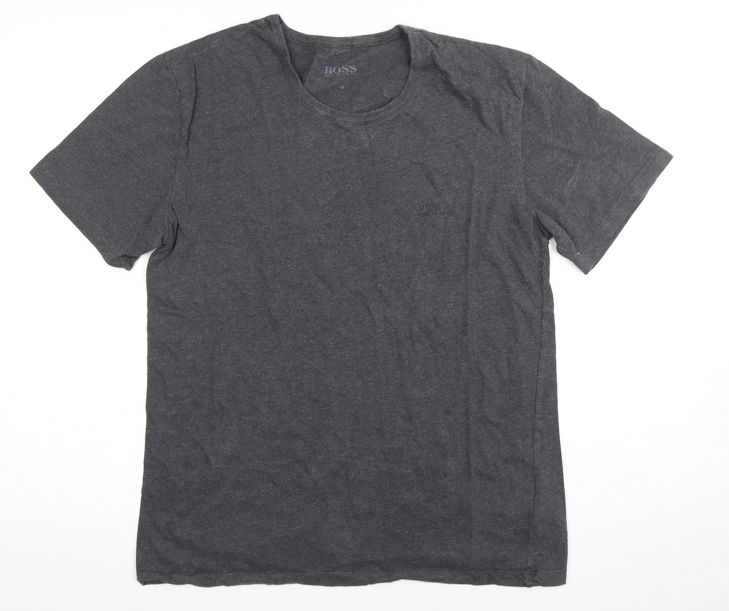 Boss Men's Grey Crew Neck T-Shirt M