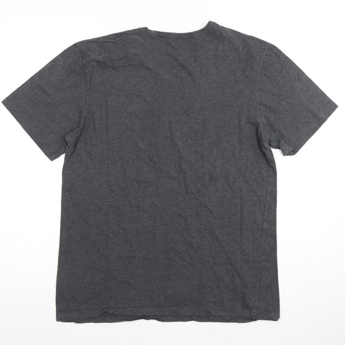 Boss Men's Grey Crew Neck T-Shirt M