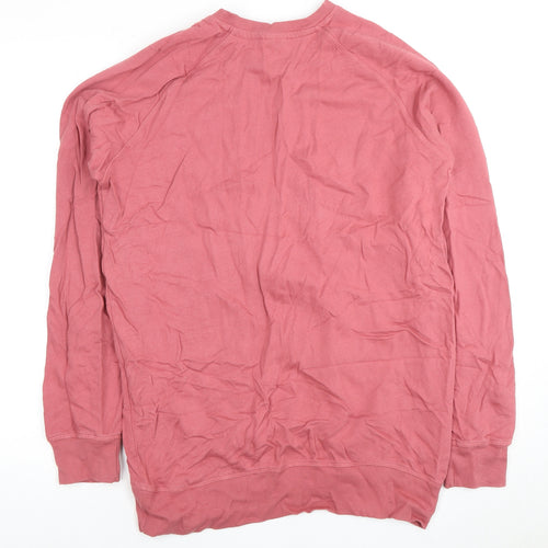 Cotton Traders Men's Pink Pullover Sweatshirt M