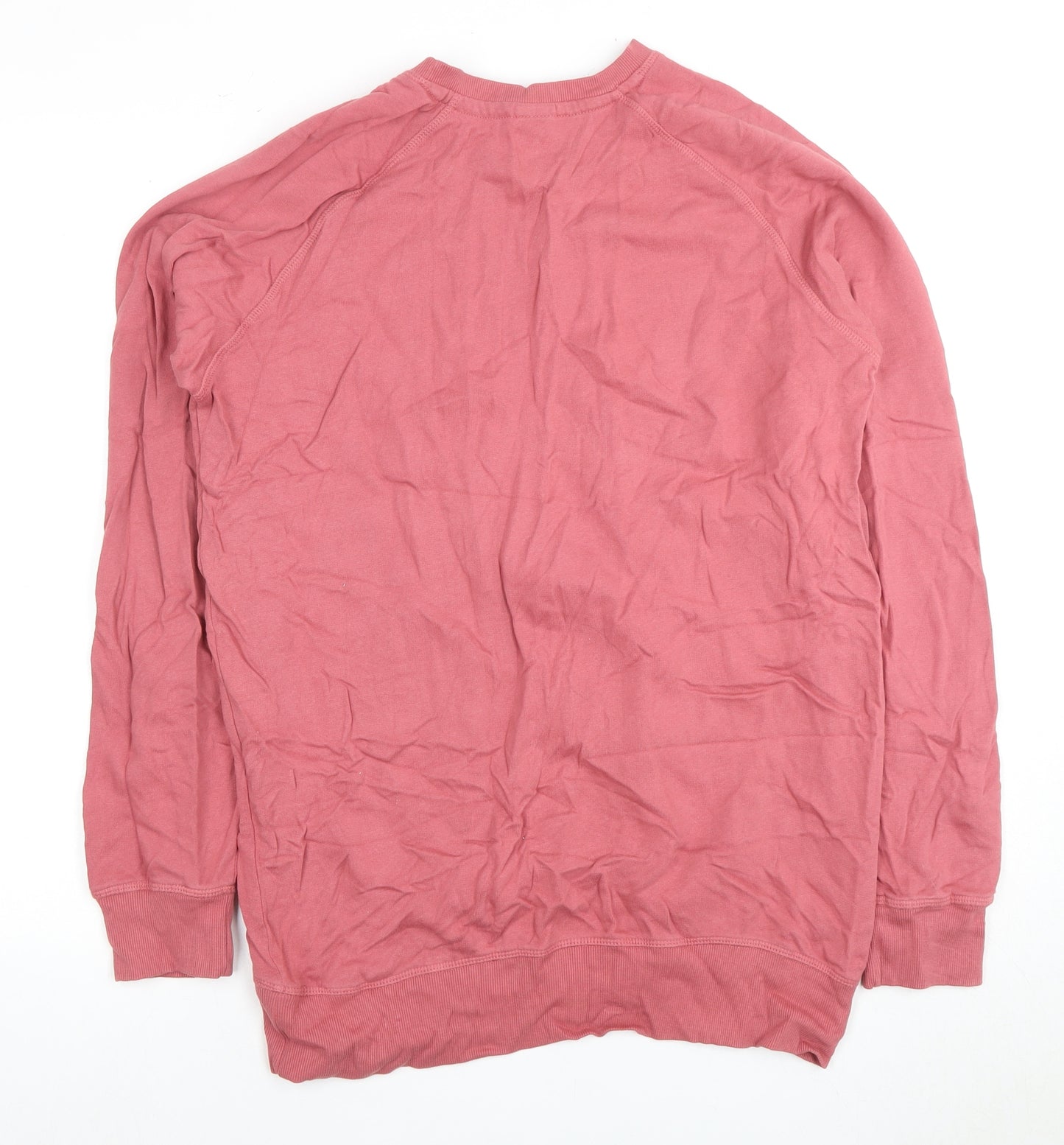 Cotton Traders Men's Pink Pullover Sweatshirt M