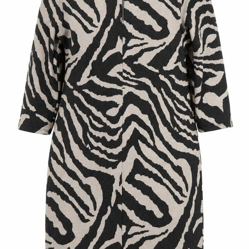 Wallis Women's Black Animal Print Sheath Dress Size 16