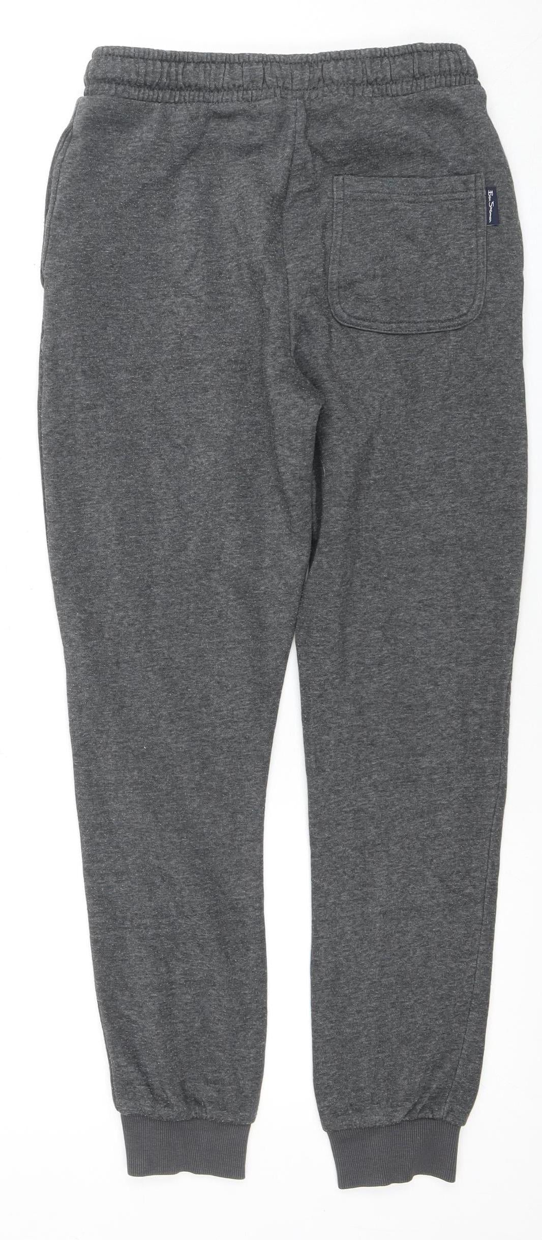Ben Sherman Boys Grey Jogger Trousers Size 10-11 Years