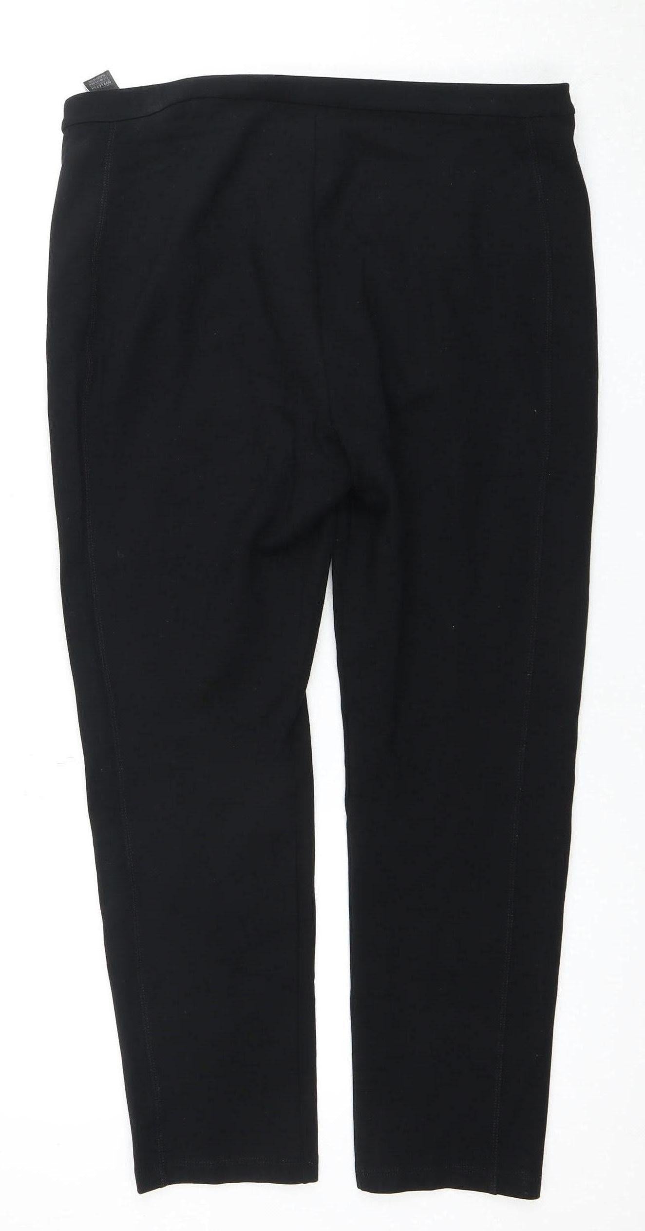 Marks and Spencer Women's Black Trousers Size 16