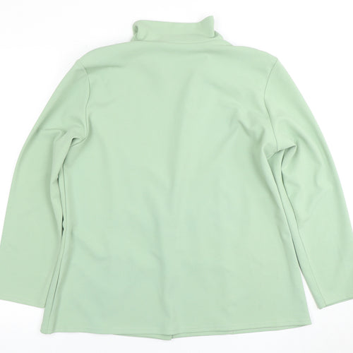 Quiz Women's Green Double-Breasted Blazer, Size 14