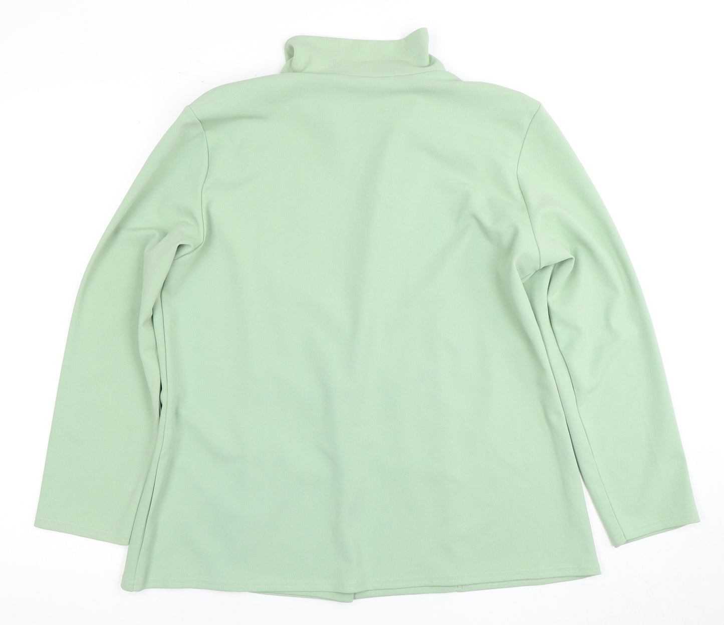 Quiz Women's Green Double-Breasted Blazer, Size 14