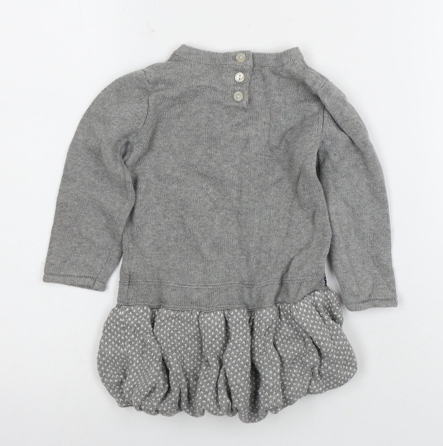 Marks and Spencer Grey Animal Knit Dress 12-18 Months