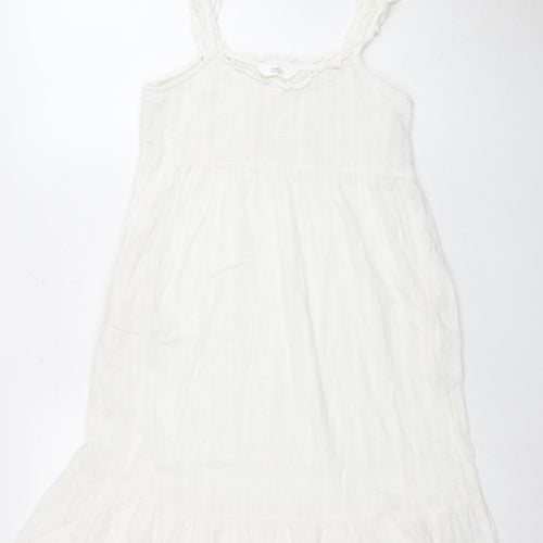 Marks and Spencer Women's White Sleeveless Dress