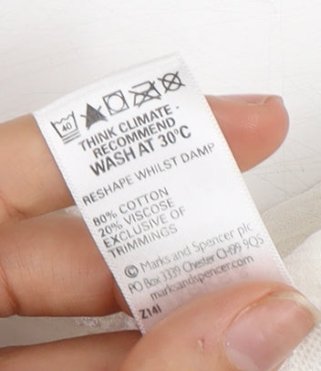 Marks and Spencer Women's White Sleeveless Dress