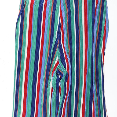 Bershka Women's Multicoloured Size 12 Striped Jumpsuit