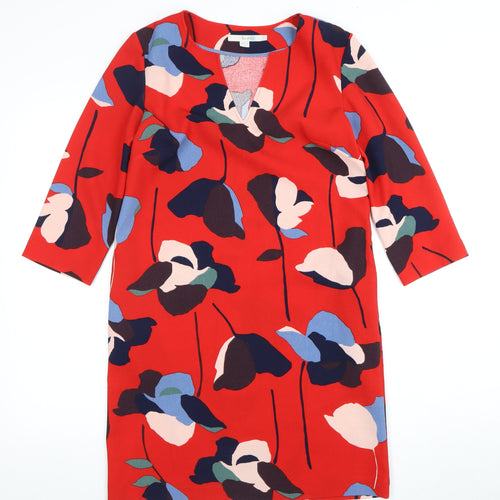 Boden Women's Multicoloured Floral Dress Size 10