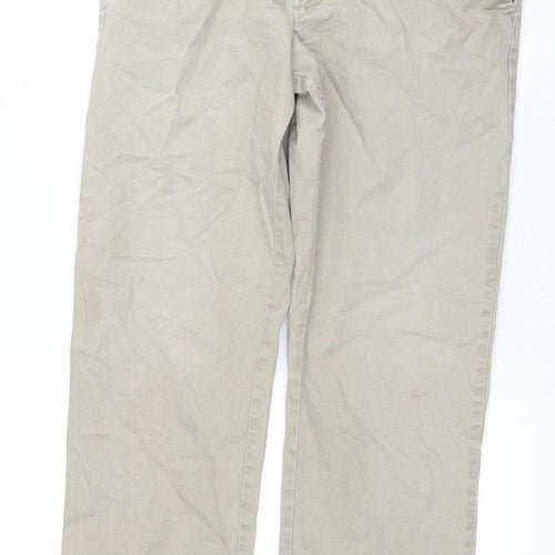 Marks and Spencer Men's Beige Chino Trousers, Size 30
