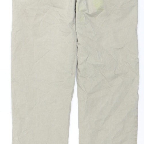 Marks and Spencer Men's Beige Chino Trousers, Size 30
