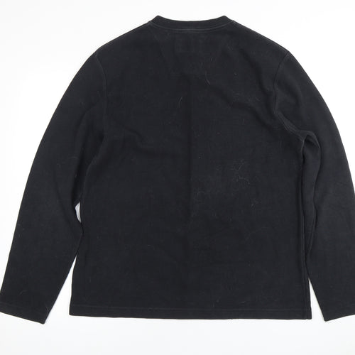 NEXT Men's Black V-Neck Pullover Jumper, L - Casual Classic