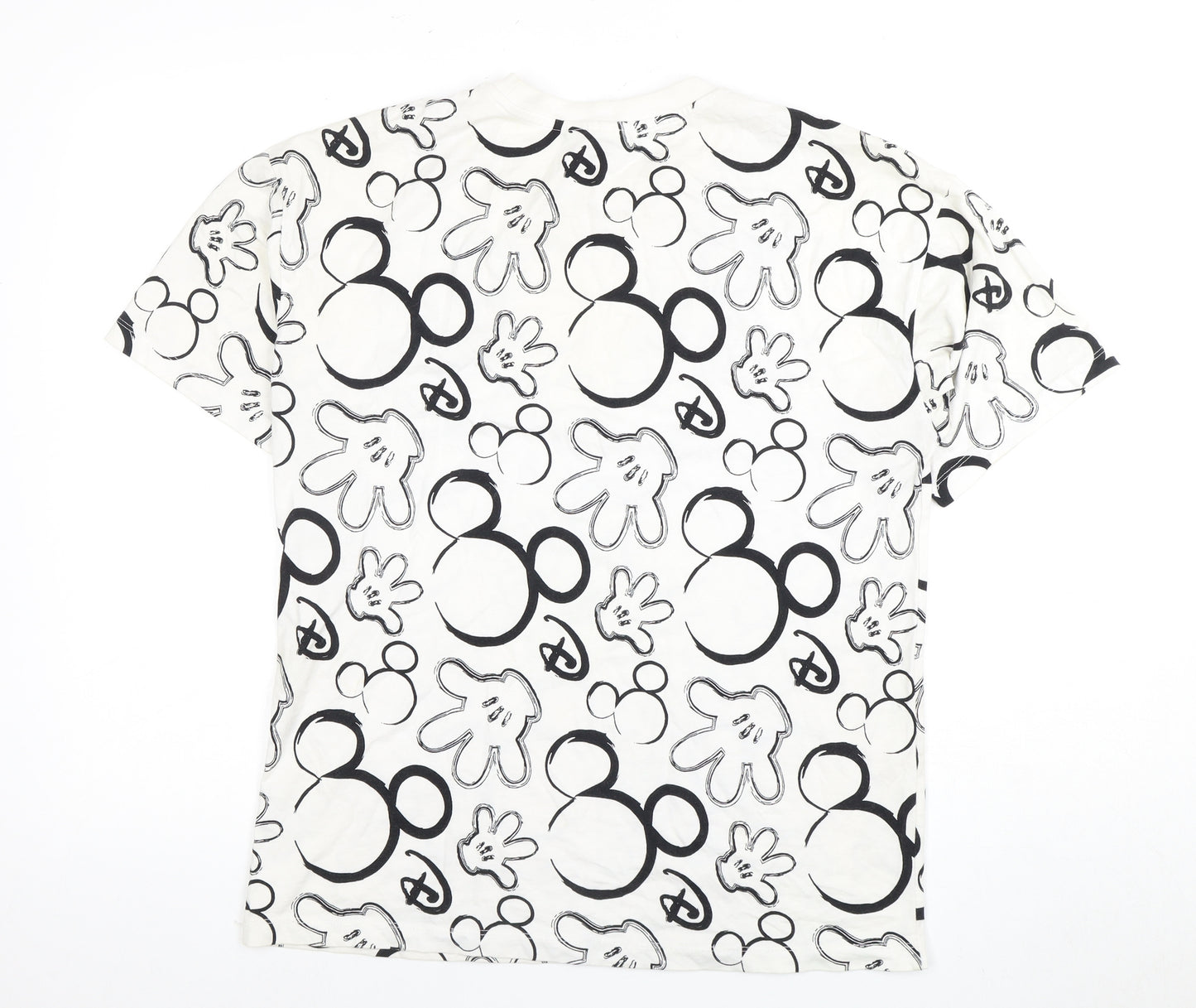 Disney Unisex Adults White XS T-Shirt Crew Neck