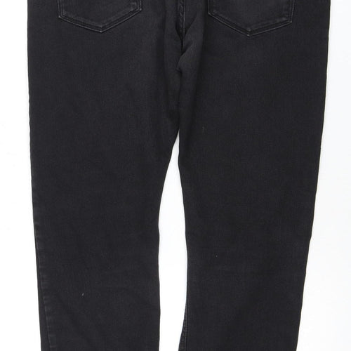 Marks and Spencer Men's Black Slim Jeans, Size 34