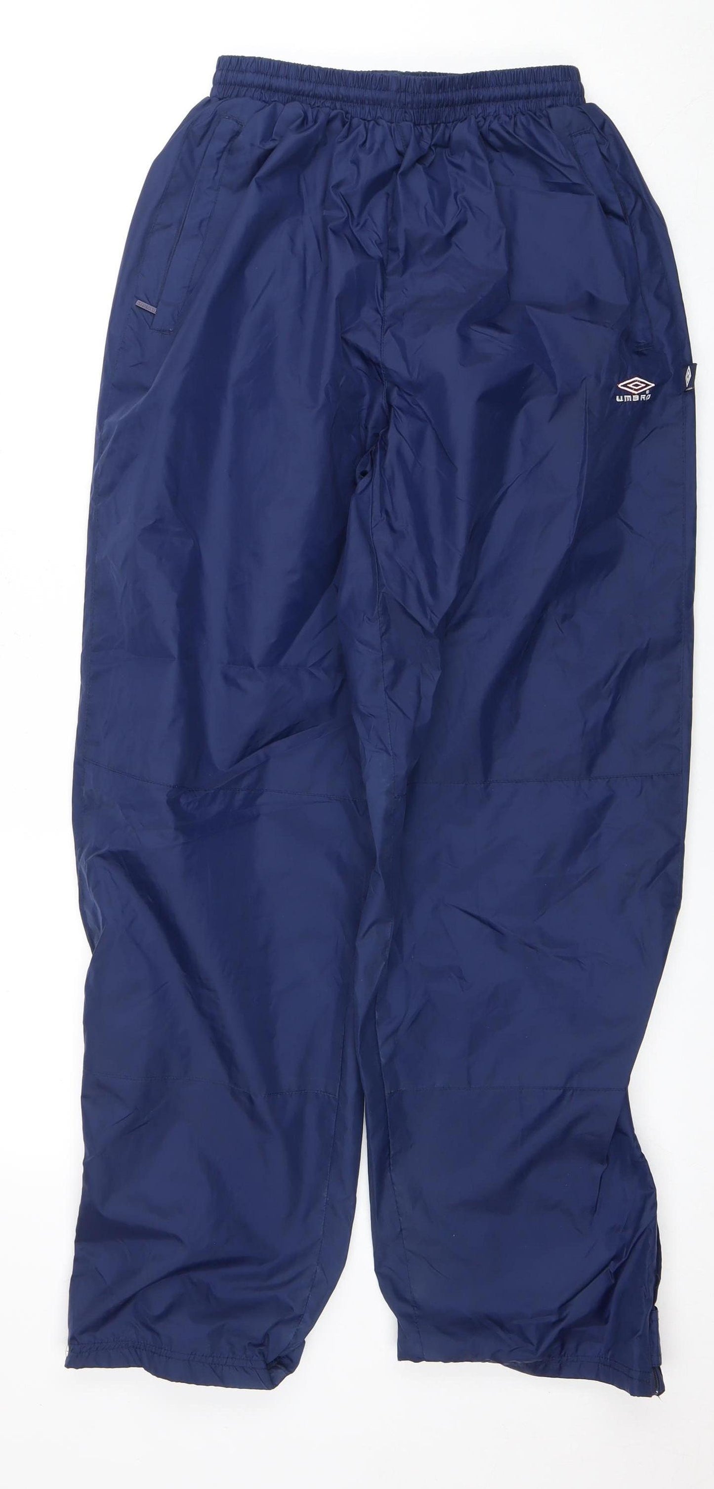 Umbro Men's Blue S Rain Trousers Waterproof Gym