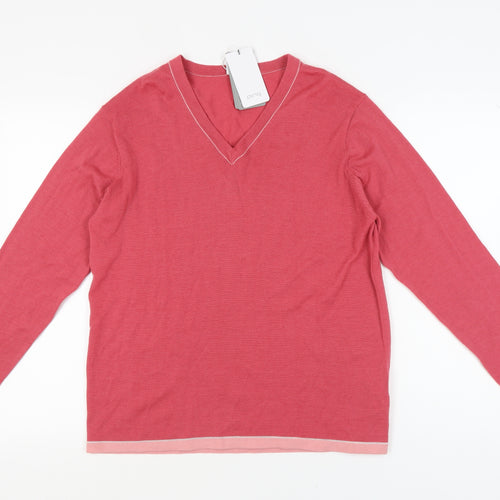 Ping Women's V-Neck Pullover Jumper, Size 16, Multicoloured