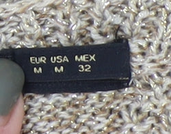 Massimo Dutti Women's Beige Jumper Dress M