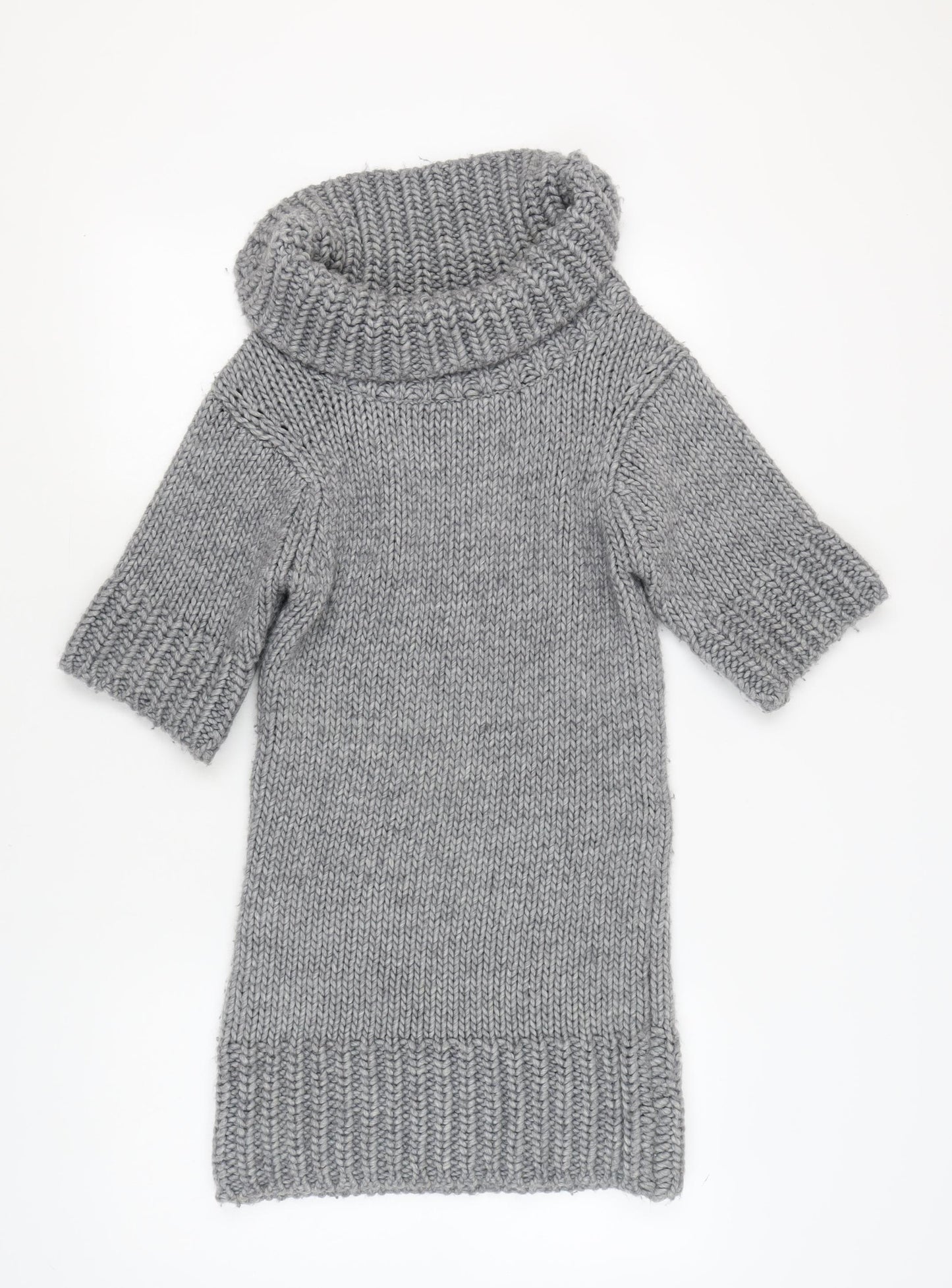 French Connection Grey Jumper Dress, Women, Size 10, Knit