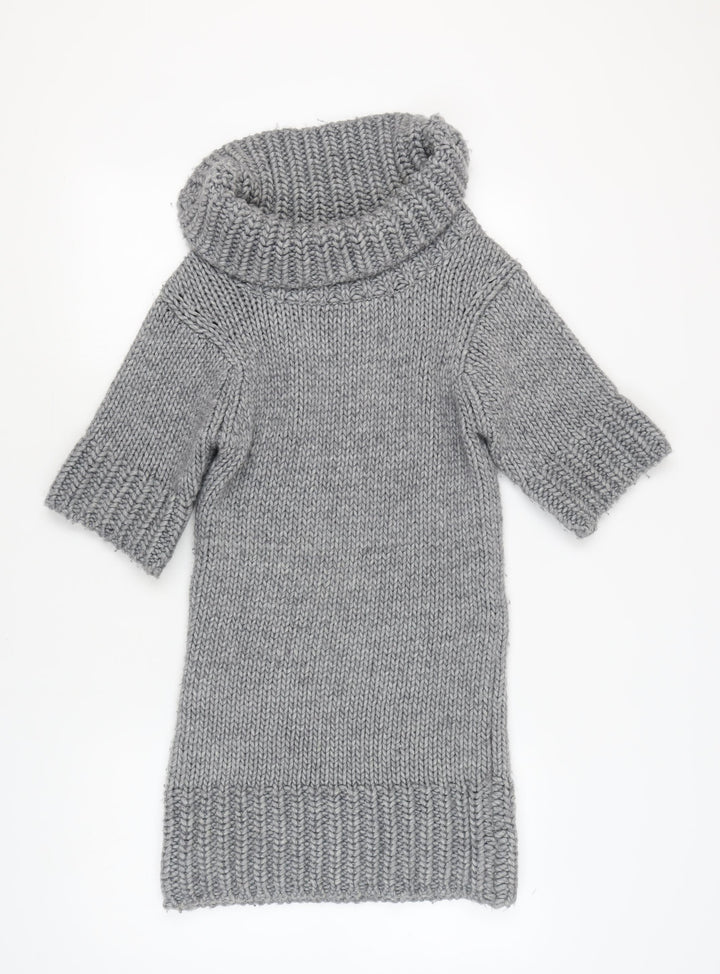French Connection Grey Jumper Dress, Women, Size 10, Knit