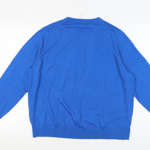 Marks and Spencer Blue Crew Neck Jumper, Size 20