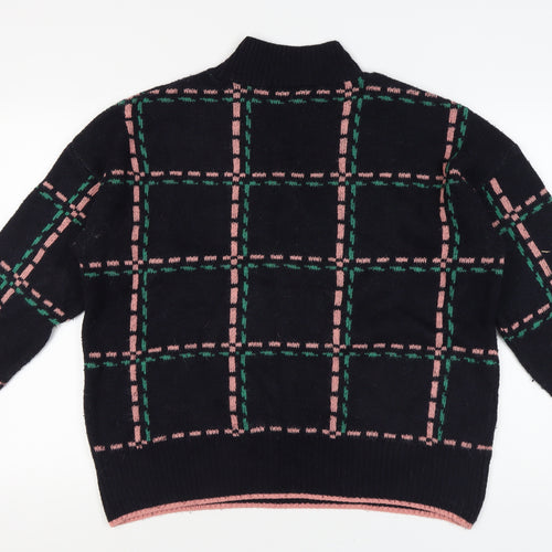 Next Women's Black Pullover Jumper Mock Neck L