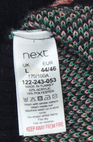 Next Women's Black Pullover Jumper Mock Neck L