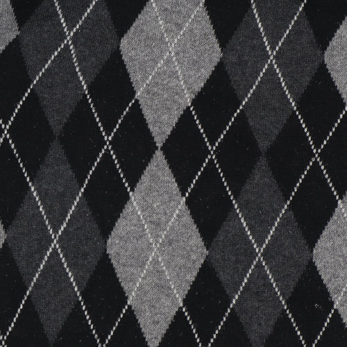 Greenwoods Men's Black M Argyle Pullover Jumper