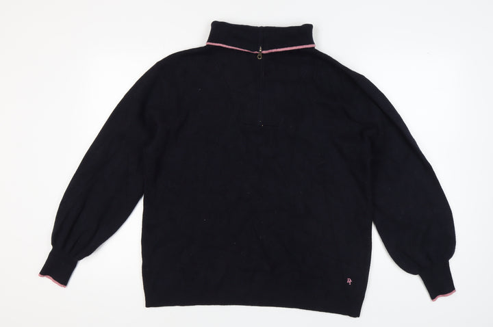Next Women's Black 16 High Neck Long Sleeve Jumper