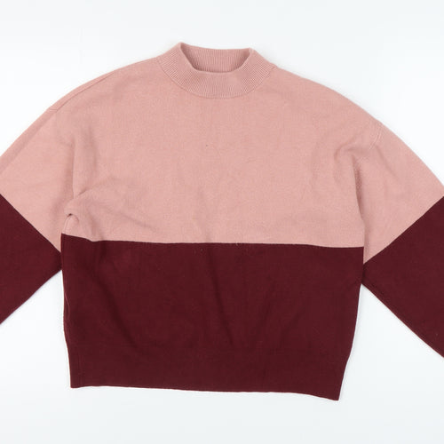 MNG Women's Multicoloured Pullover Jumper Size 12