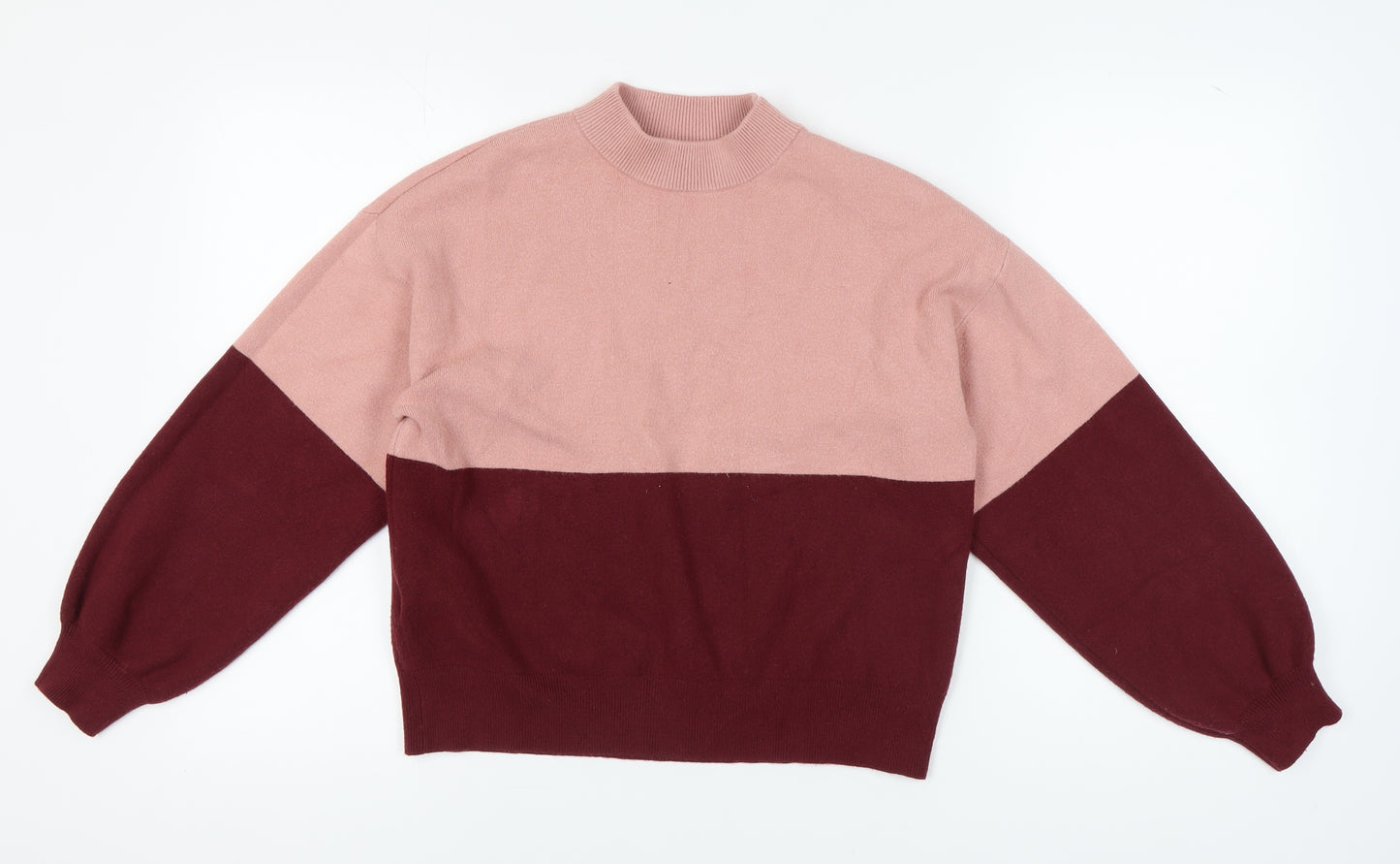 MNG Women's Multicoloured Pullover Jumper Size 12