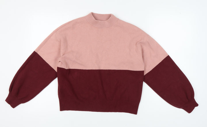 MNG Women's Multicoloured Pullover Jumper Size 12