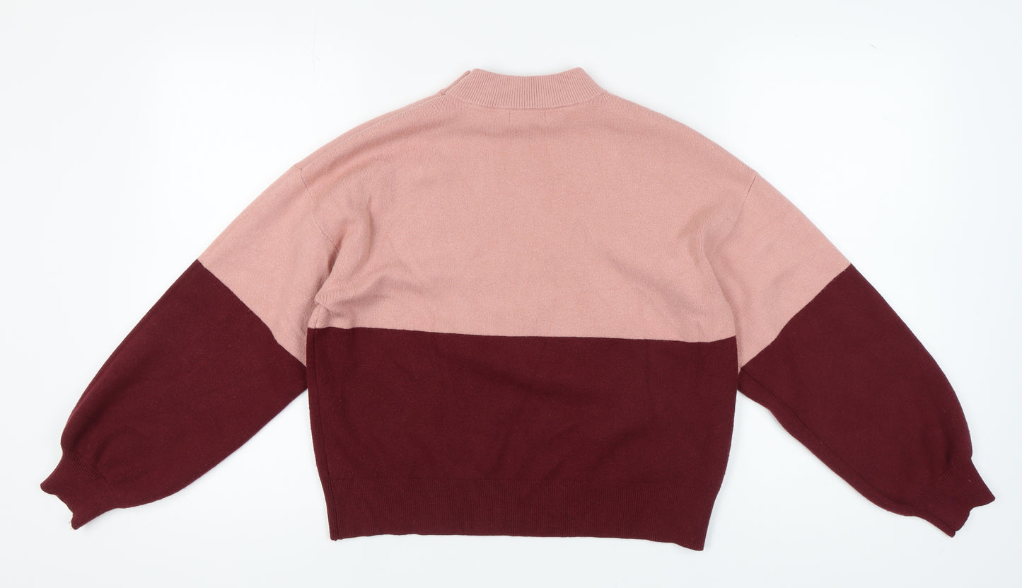 MNG Women's Multicoloured Pullover Jumper Size 12