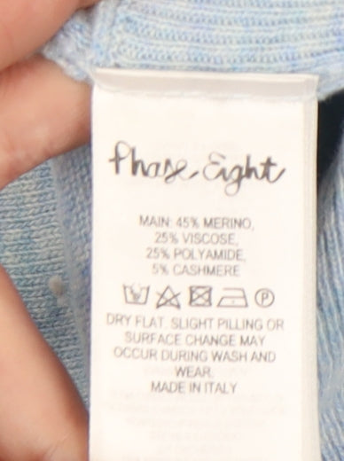 Phase Eight Women's Blue Poncho Jumper, Size M